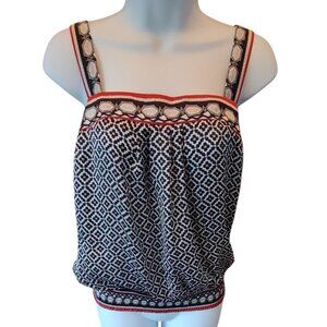 White House Black Market Floral Tank Size S